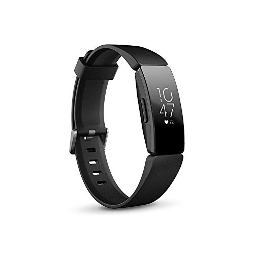 Fitbit Inspire HR - Monitores de Actividad, Adultos Unisex, Negro, Talla única