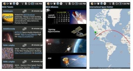 La aplicación oficial de la NASA llega a Android
