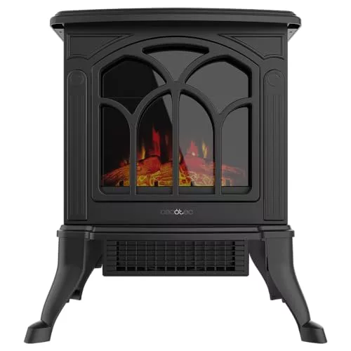 Cecotec Chimenea Eléctrica de Pie ReadyWarm 1500 Flames. 1500 W