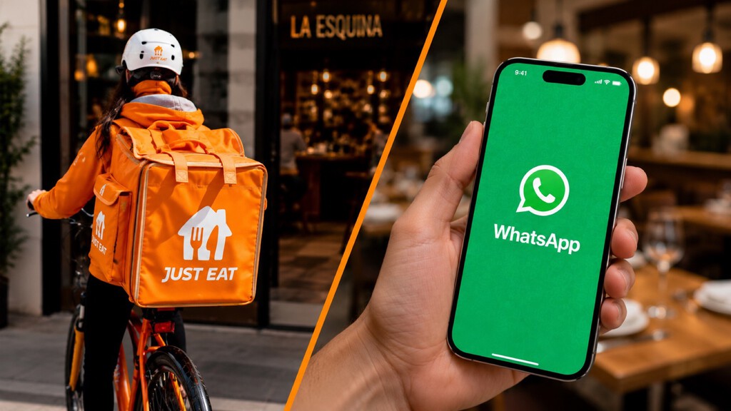 Just Eat sabe que los españoles estamos enganchados al Delivery. Así han cerrado un acuerdo para que pidas por WhatsApp