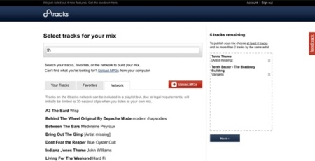 8tracks, crea tus colecciones musicales de hasta 8 pistas