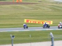 Caída de las WSB Support Race en Donington Park, se podría haber liado parda