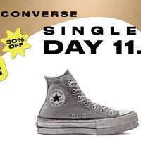 Ya es 11 del 11 y Converse celebra el Día del Soltero con descuentos del 30% en zapatillas