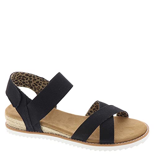 Skechers Desert Kiss- Secret Picnic 33386-BLK, Womens sandals, black, 37 EU