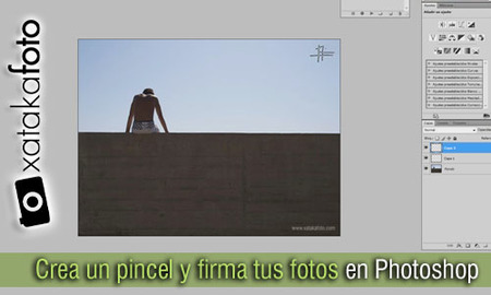 Cómo crear un pincel con tu firma y firmar tus fotos con Photoshop: Vídeo Screencast