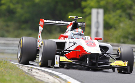 Facu Regalia, el más rápido del segundo día de pruebas de la GP3 en Hungaroring