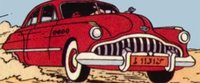 Tintín, Hergé y los coches