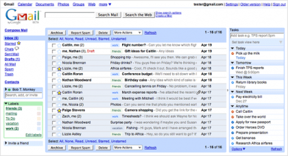Extensión de Remember The Milk para GMail