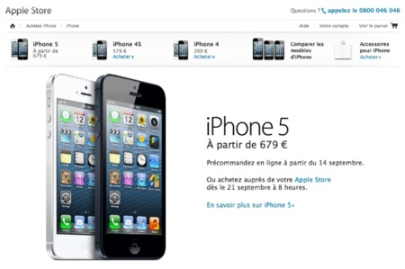 Los precios del iPhone 5, altos como esperábamos y poco descuento para la generación anterior
