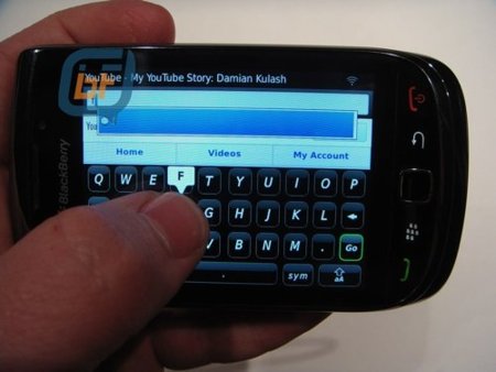 BlackBerry Slider 9800, nuevas imágenes confirman la pantalla táctil