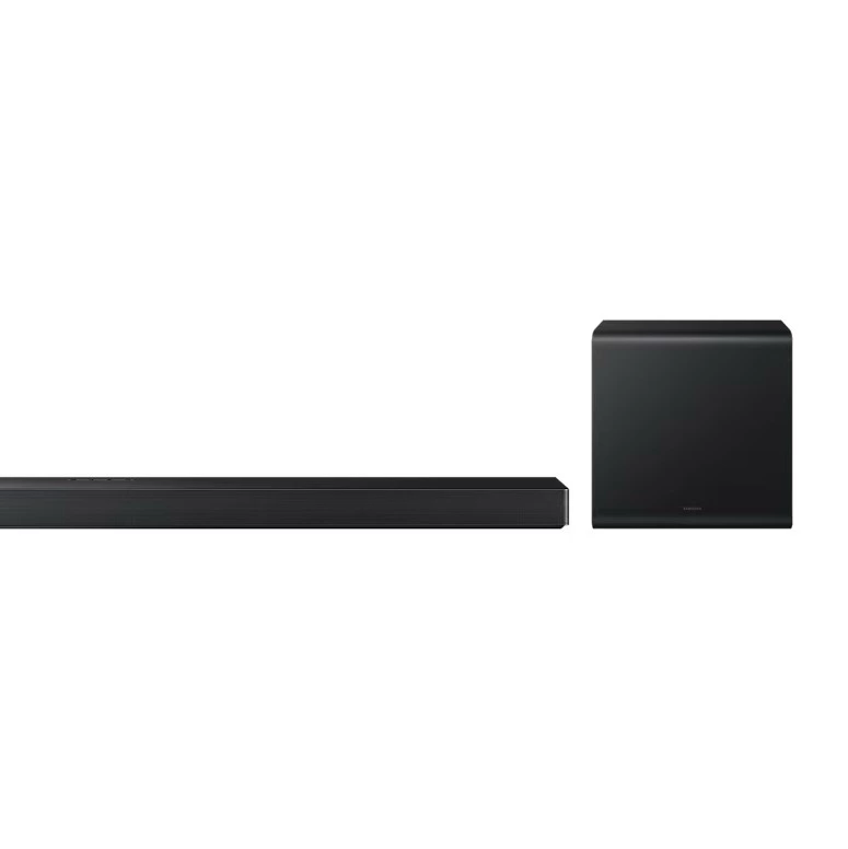 Samsung - Barra de sonido Samsung 2025 HW-QS700F, Dolby Atmos y DTS Virtual: X, Q-Symphony, 3.1.2 con 9 altavoces, 345W, Subwoofer inalámbrico 6.5' 160W, Wi-Fi.