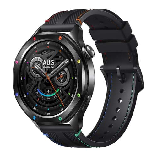 XIAOMI Watch S4, Versión Bluetooth, Modo Deportivo Profesional avanzado, Bisel de Cambio rápido 2.0, Pantalla AMOLED 1.43 Pulgadas Circular, Monitor Frecuencia Cardíaca y Sueño, Rainbow