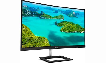 Amazon y PcComponentes te dejan una enorme pantalla curva de 32 pulgadas 2K para tu PC como la del Philips E-Line 325E1C/00 por sólo 239,99 euros