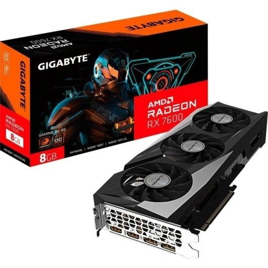 Tarjeta Gráfica Gigabyte Radeon RX 7600 GAMING OC 8GB GDDR6