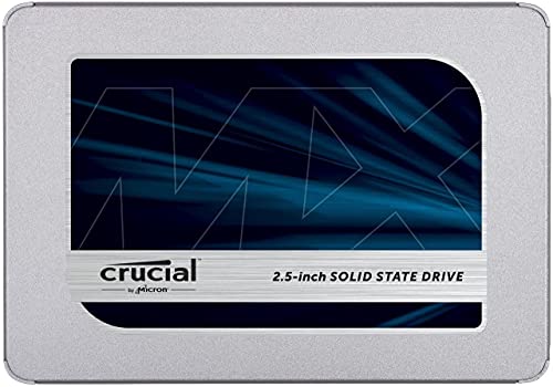 Crucial MX500 4TB 3D NAND SATA de 2,5 pulgadas SSD Interno - Hasta 560MB/s - CT4000MX500SSD1