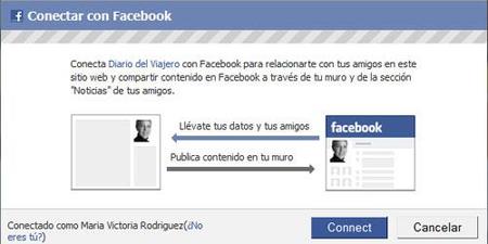 Ya puedes conectarte a Diario del Viajero con tu cuenta Facebook