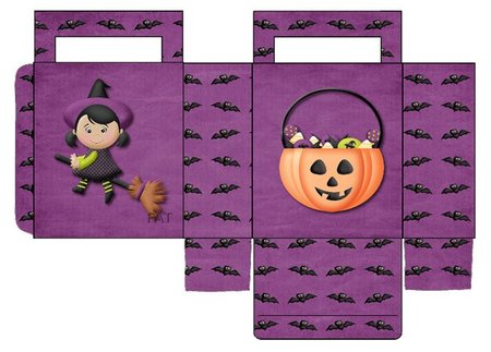 Cajas para caramelos de Halloween