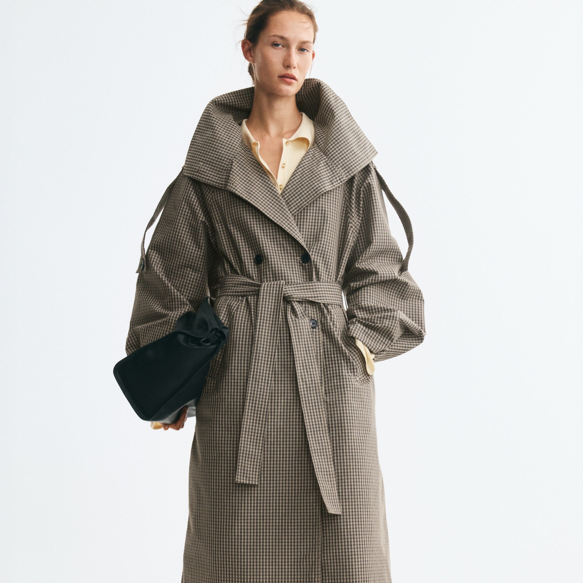Gabardina oversize