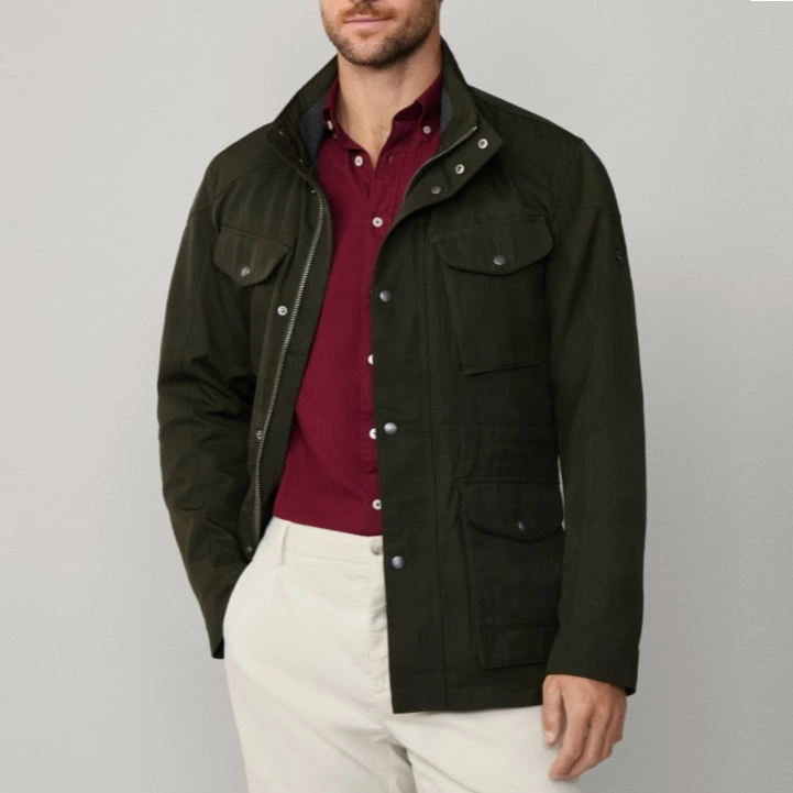 Hackett London Chaqueta Hombre Velospeed Verde