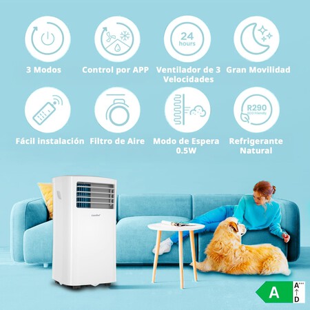 Comfee Pinguino Aire Acondicionado Portatil 8000 Btu