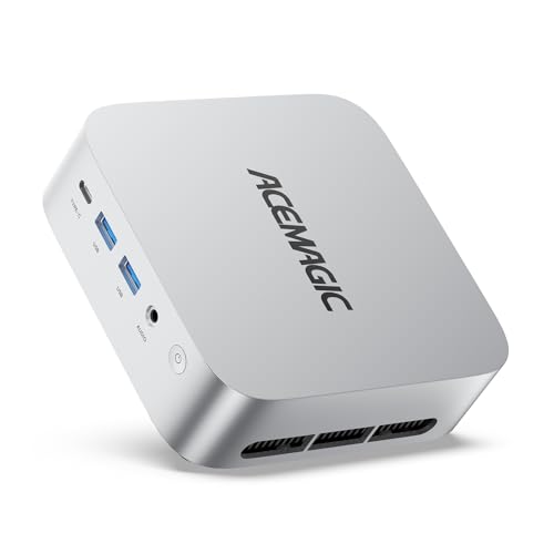 ACEMAGIC Matrix Mini M1 Mini PC, Windows 11 Pro, AMD Ryzen 7 6800H (8C/16T, up to 4.7 GHz), Mini Computer with 32 GB LPDDR5 1TB M.2 SSD, Triple 4K Screen, WiFi 6/BT 5.2 for Games and Office