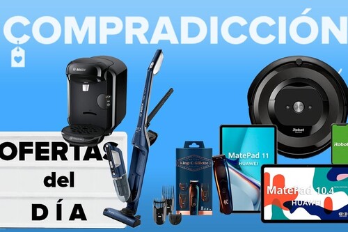 Ofertas del día y chollos en Amazon: tabletas Huawei, robots aspiradores Roomba y Vileda, cafeteras Bosch o cuidado personal Braun a precios rebajados