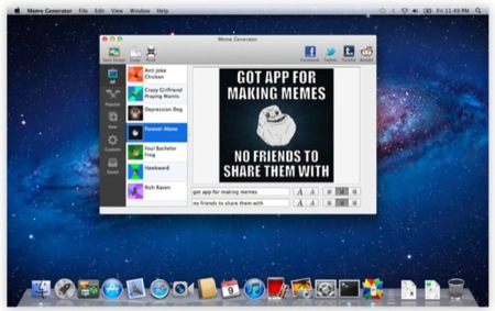 MemeGenerator, un generador de memes para OS X