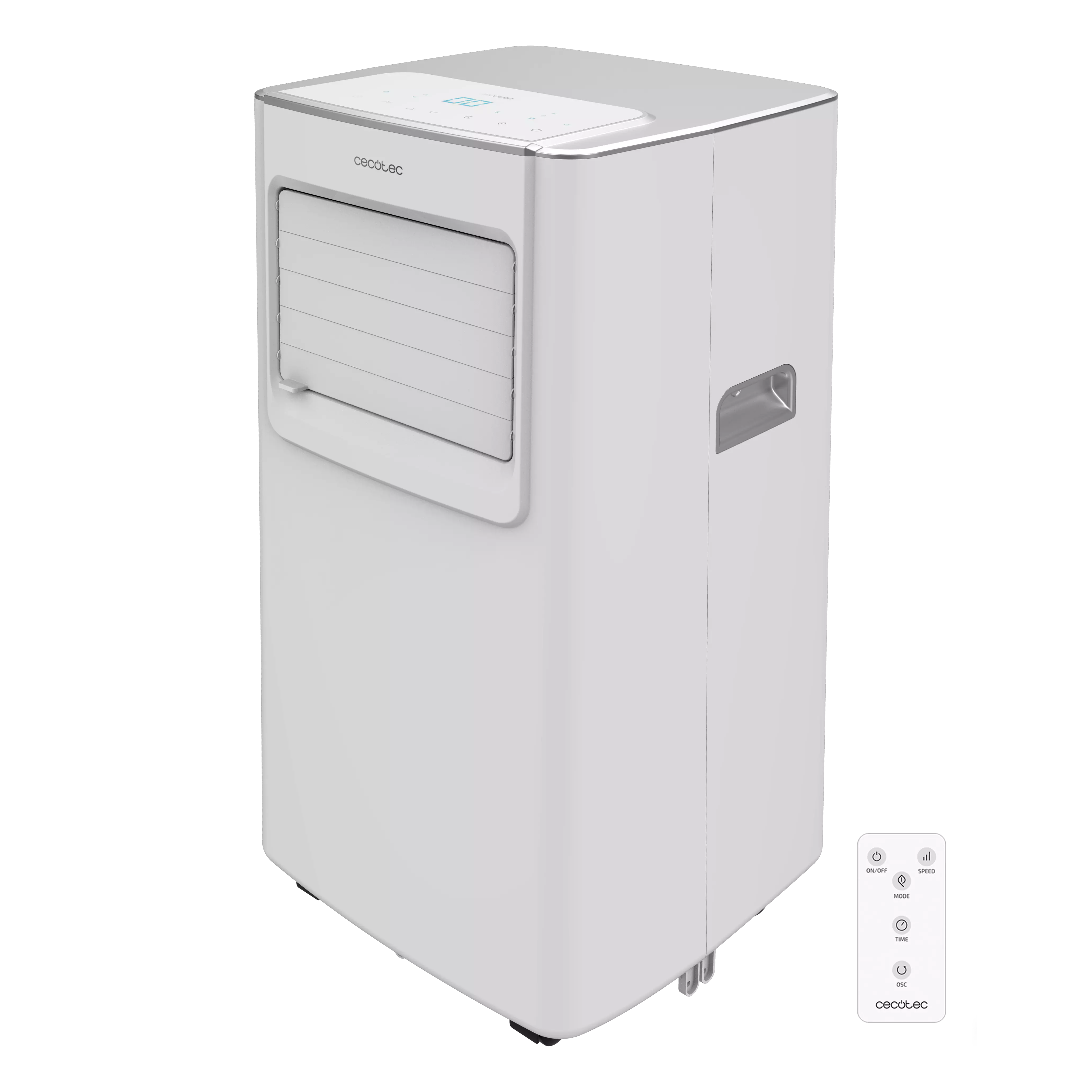 Aire acondicionado portátil - Cecotec ForceClima 7100 Soundless, 780 W, 1764 fg/h, 4 modos, 2 velocidades, Mando a distancia, Blanco
