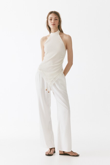 pantalón lino