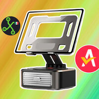 Los soportes no tienen que ser aburridos: este tiene una bocina integrada para tu celular o tablet