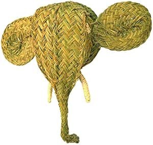Cabeza de elefante de esparto