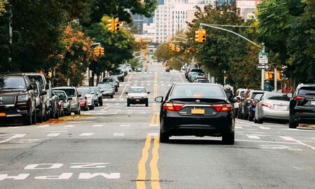 Nueva York coches aparcados