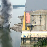 El Danubio lleva niveles anormalmente bajos de agua. Rumanía lo está dinamitando para mantener sus centrales nucleares