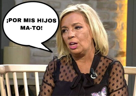 Carmen Borrego estalla y se marca un 'Belenazo': Por sus hijos MA-TA, y en el plató de 'Viva la Vida' remata