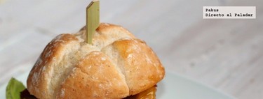 Hamburguesa Jamie Oliver de buey y tuétano con pimientos del piquillo. Receta