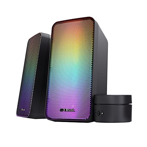 Trust Gaming GXT 611 Wezz Altavoces PC 2.0 con Iluminación RGB