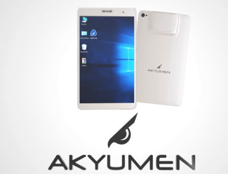 ¿Buscas una tableta con un proyector incorporado? La firma Akyumen se atreve con este concepto