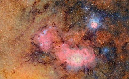 Nsf Doe Rubin Trifid And Lagoon Nebulas 10k