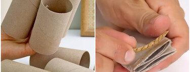 Si reutilizas los rollos de papel higiénico, puedes hacer tú mismo este práctico organizador para el hogar