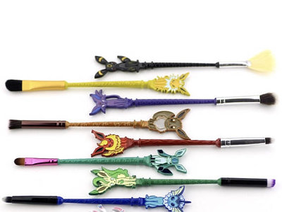 brochas de maquillaje pokemon