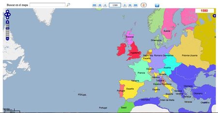 GeaCron: Mapa interactivo de fronteras desde 3.000 a.c a la actualidad