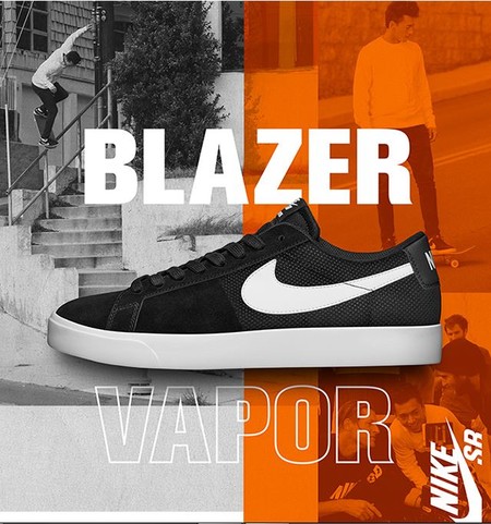 El ADN del skate se renueva con el nuevo y más ligero blazer vapor de Nike