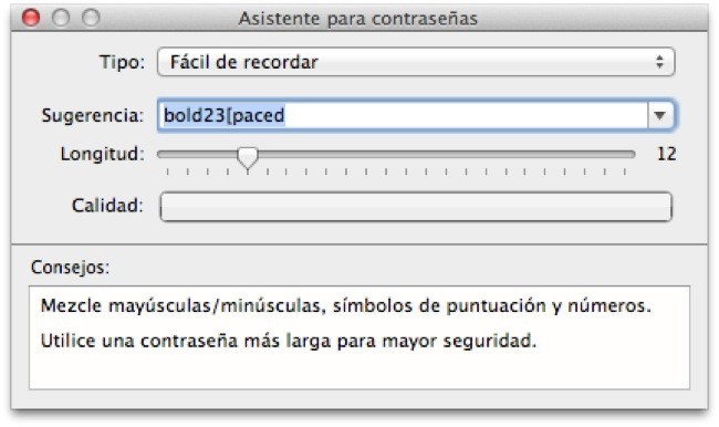 Contraseñas