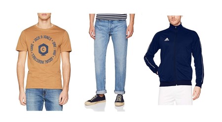Chollos en tallas sueltas de pantalones, camisetas y sudaderas de marcas como Levi's, Adidas o Jack & Jones en Amazon
