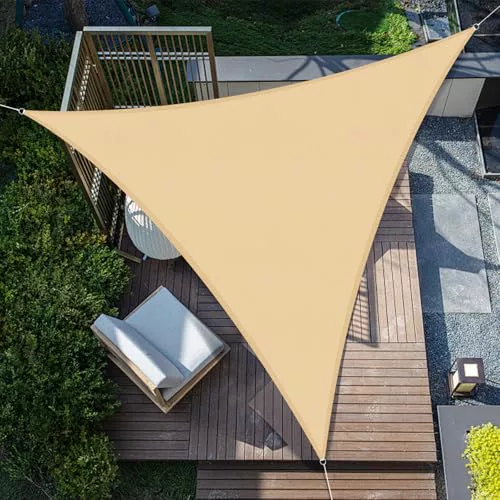 SUNNY GUARD Toldo Vela de Sombra Impermeable 2.5x2.5x2.5m