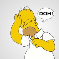 ¡D'OW! Un conductor británico es pillado con un carnet falsificado a nombre de Homer Simpson