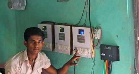 La primera microrred eléctrica inteligente de la India