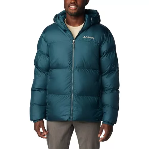 Columbia COAT Puffect™ Hooded Jacket Blue L HOMBRE