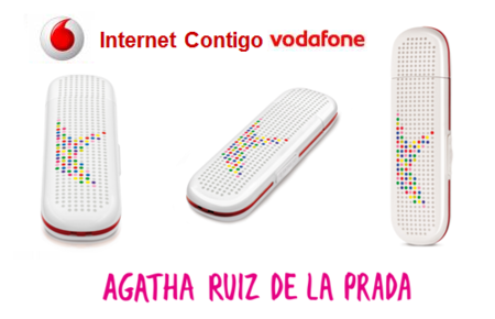 Vodafone lanza un módem USB Agatha Ruiz de la Prada entre otras promociones Internet Contigo