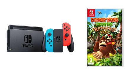 Nintendo Switch + Donkey Kong Country Devuelve HD